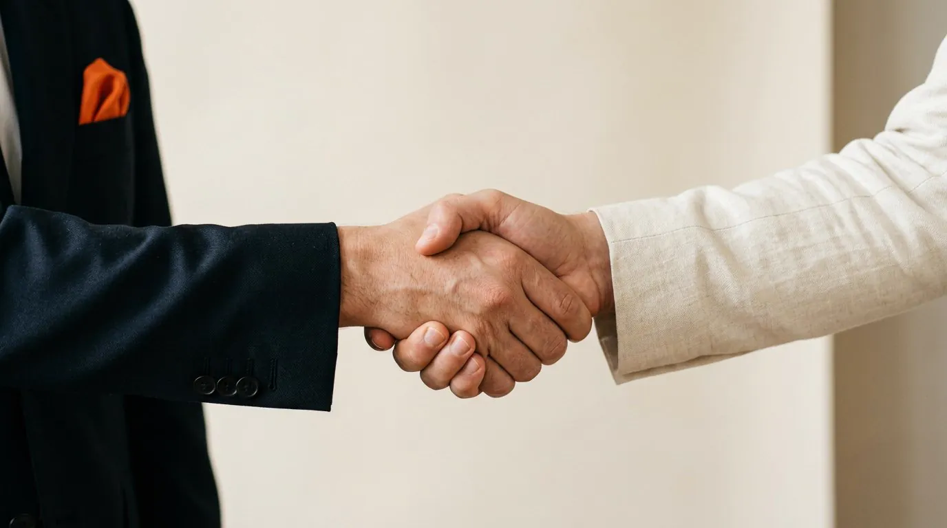 Partenariat professionnel conclu grâce à un site vitrine crédible