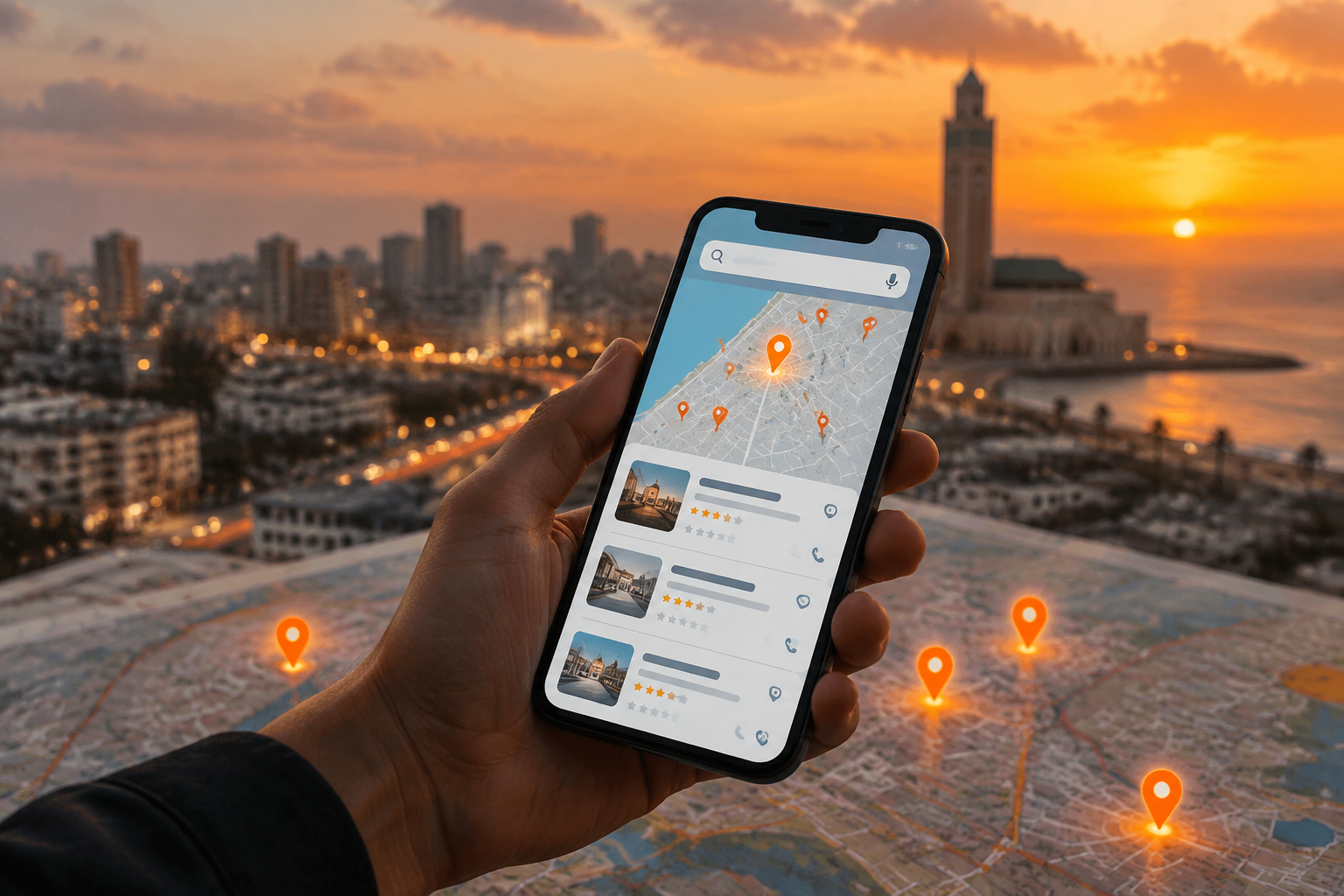 Référencement local Google Maps pour une entreprise au Maroc